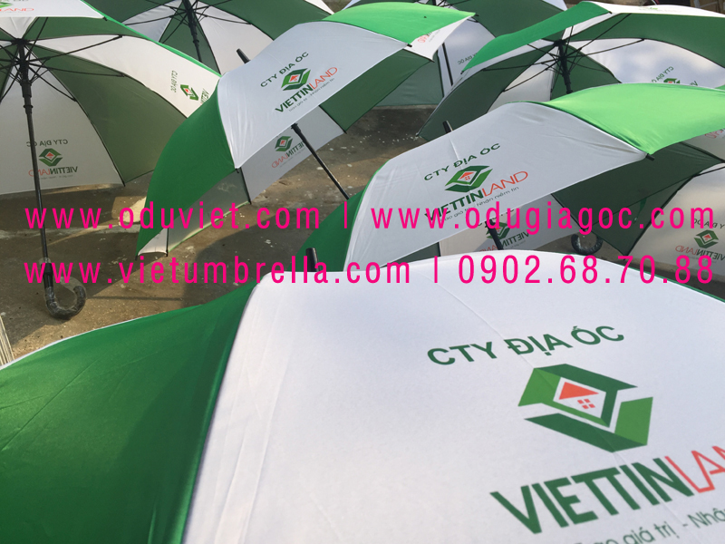 xưởng sản xuất ô dù cầm tay in logo quảng cáo